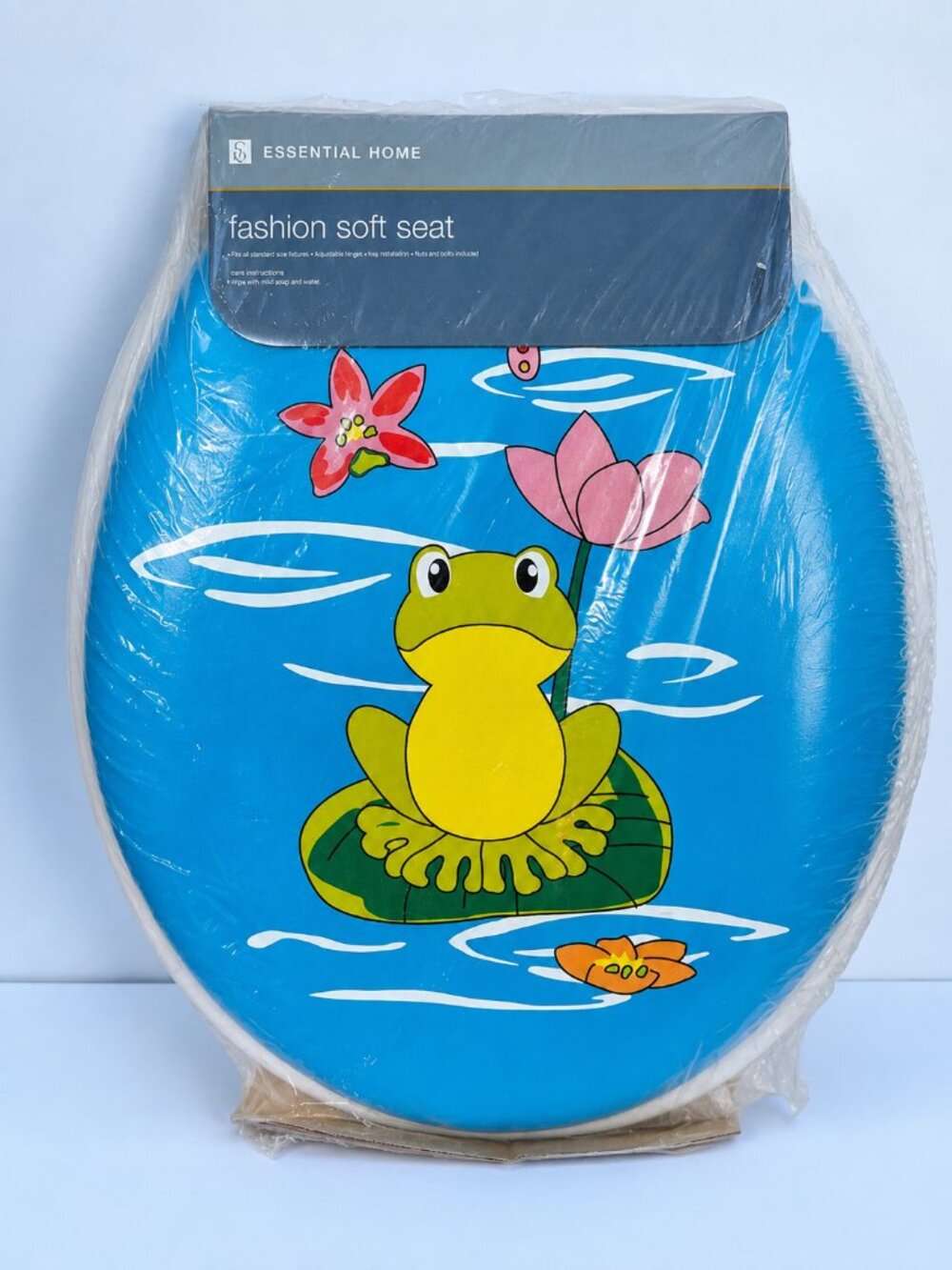 Vintage Essential Home “Lily Pad” Fashion Soft Seat Toilet Seat NOS Sealed